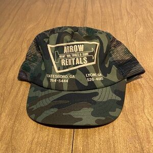 Vintage Camouflage Trucker Hat